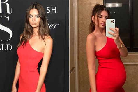 Pregnant Emily Ratajkowski Can Still Rock Her Red Dress From 2019