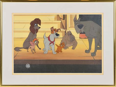 Oliver Dodger Tito Rita Francis And Einstein Production Cel From