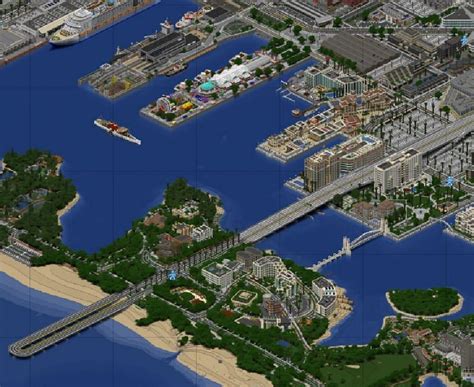 Explore Minecrafts Largest City Greenfield