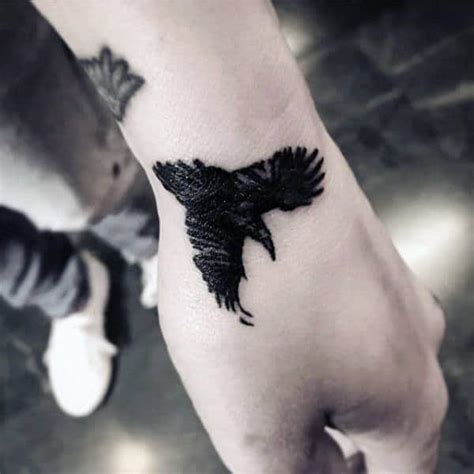 100 Raven Tattoo Designs For Men Scavenge Sooty Bird Ink
