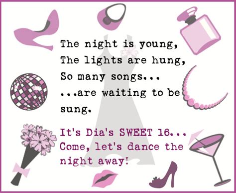 Sweet Sixteen Quotes For Cards Quotesgram