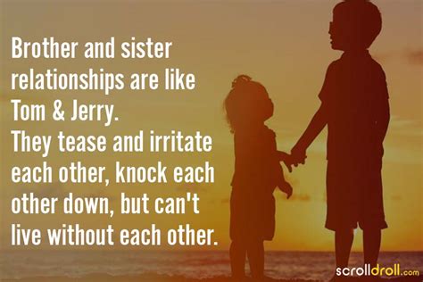 Funny Brother And Sister Quotes Brother And Sister Quotes Quotesgram After All It’s Your