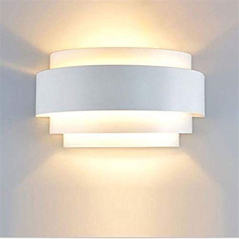 Unimall Led Wall Light Modern 6w Up And Down Wall Lights Indoor Brushed