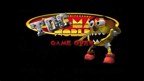 Pac Man World Game Over Screen Youtube
