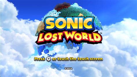 Sonic Lost World Nintendo 3ds