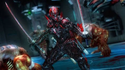 Ninja Gaiden Fantasy Anime Warrior Weapon Sword Blood Skull