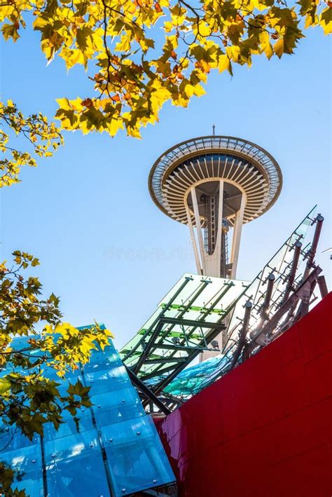 Famous Space Needle Of Seattle Washington State Editorial Photo