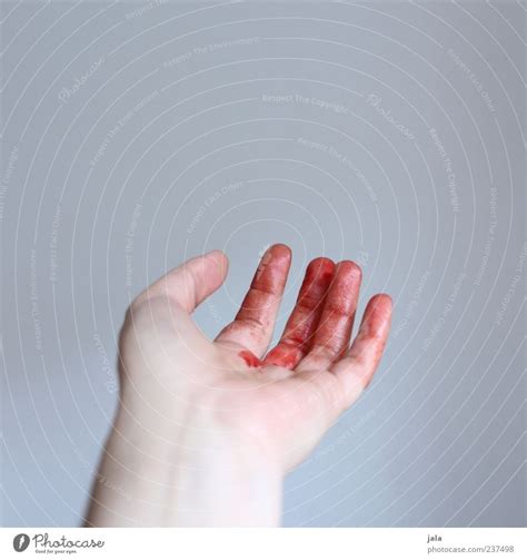 Bloody Fingers Hand A Royalty Free Stock Photo From Photocase