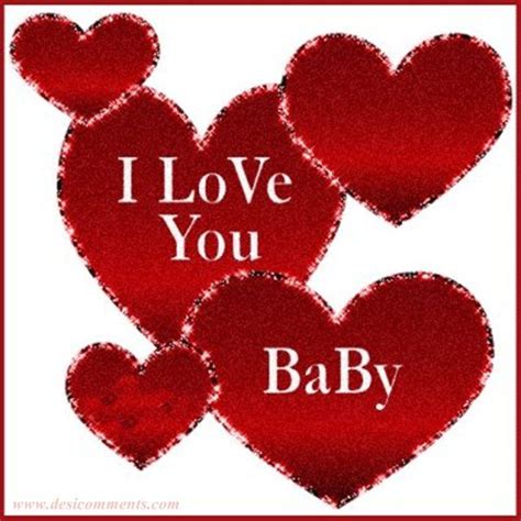 I love you, baby don't let me down, i pray i love you, baby now that i found you, stay and let me love you, baby let me love you. I love you baby - DesiComments.com