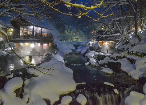 Takaragawa Onsen In Winter Snow Osenkaku Ryokan Minakami Gunma