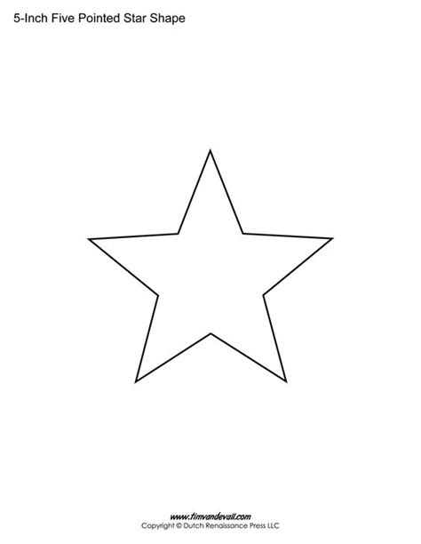 Stars Templates And Shape On Pinterest