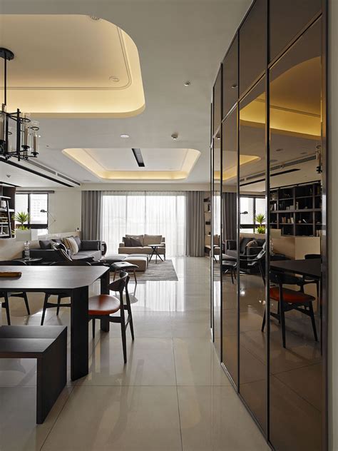 Contemporary Taiwan Apartment Showing Luxury And Simplicity In Interior