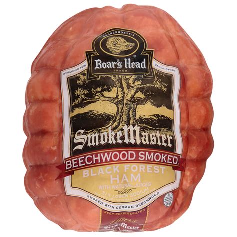 Save On Boars Head Deli Ham Black Forest Smokemaster Beechwood Smoked Shaved Order Online