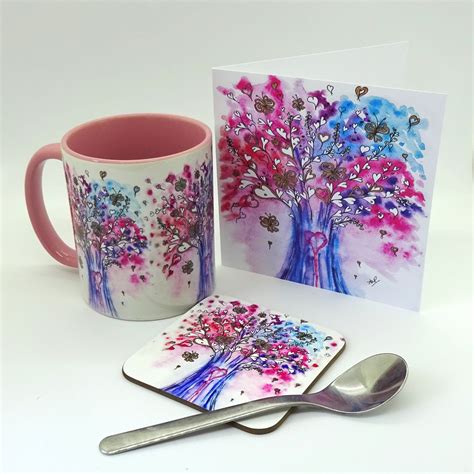 These are the best mother's day gift ideas for your wife that she'll actually appreciate. Tree of Love personalised Mothers Day Gift Set Mug Coaster ...