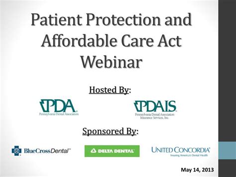 Ppt Patient Protection And Affordable Care Act Webinar Powerpoint