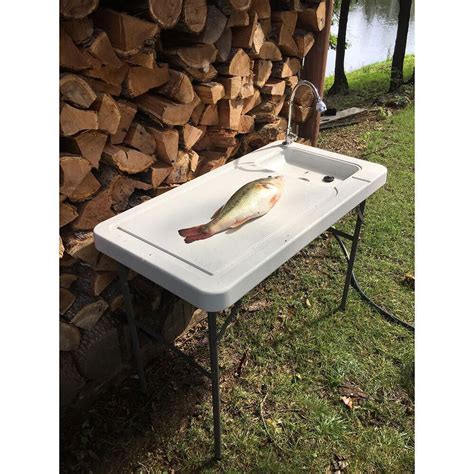Sportsman Series Folding Fish Table With Faucet Overtons