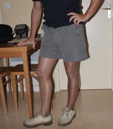 Men Wearing Skirts Mens Tights Opaque Tights High Knees Nylon Stockings Binary