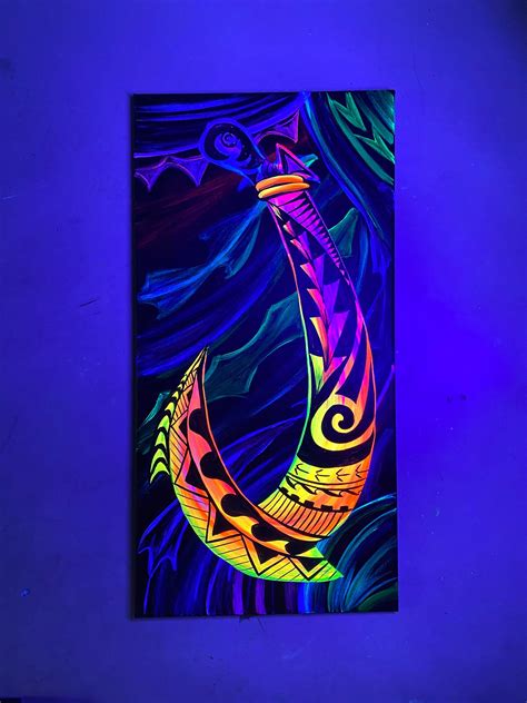 Excited To Share This Item From My Etsy Shop Blacklight Polynesian