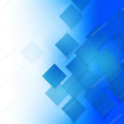 Vector Blue Squares Abstract Background ⬇ Vector Image By © Ikatod