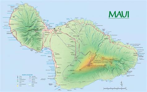 Maui Printable Map Printable Templates