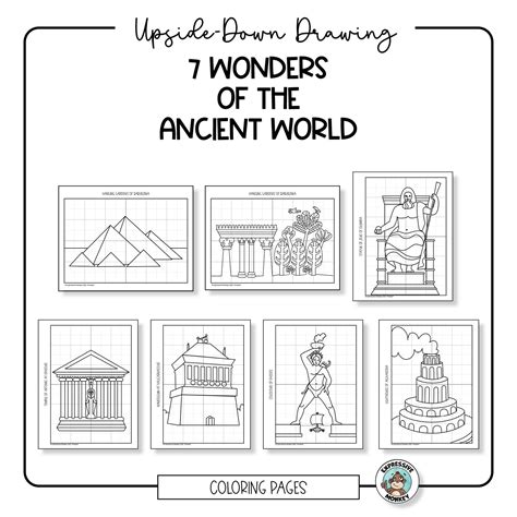 Upside Down Drawing 7 Wonders Of The Ancient World