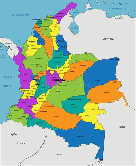 Mapa Politico De Colombia Descubre Todo Sobre Lo Referente Al Mapa