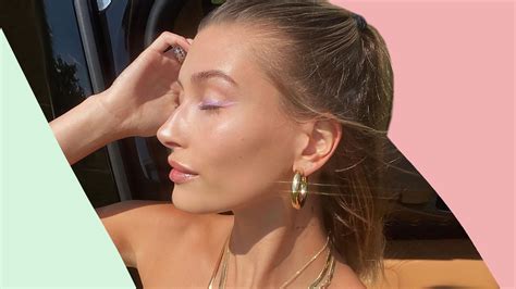 Hailey Bieber S Pearl Pink Manicure Is A Nude Twist That S Perfect For