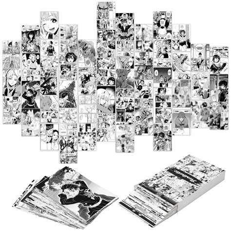 Buy Yingeniva 50pcs Anime Panel Aesthetic Pictures Wall Collage Kit