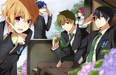 Hintergrundbild für Handys Animes Haruka Nanase Kostenlos Makoto