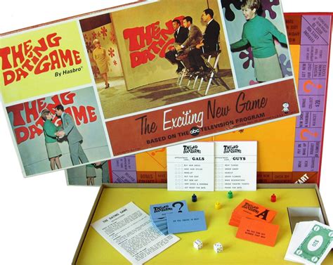 The Dating Game Vintage Board Game 1960s Board Game 1960s Tv