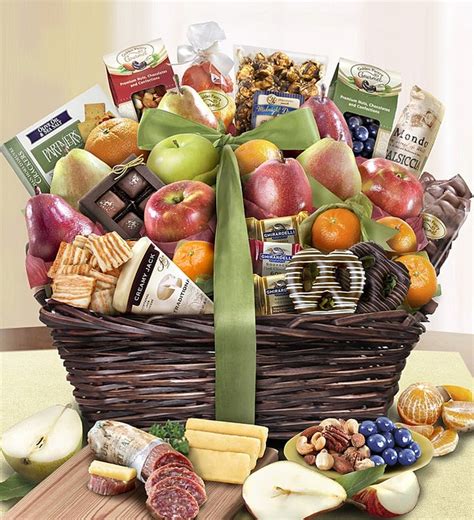 Distinctive Fruit And Sweets T Basket Deluxe