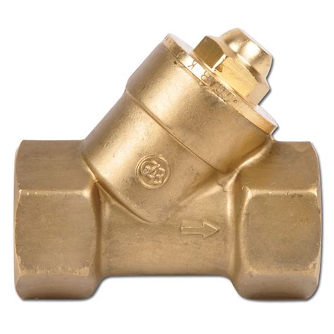 Angle Seat Check Valve Brass Threaded Rp3 8 Rp3