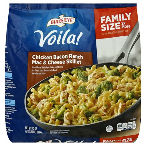 Save on Birds Eye Voila! Skillet Meal Chicken Bacon Ranch Mac & Cheese