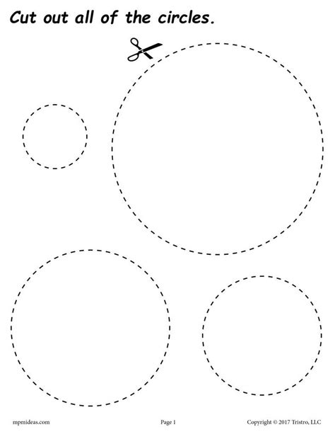 Printable Cutting Worksheets Coloring Pages