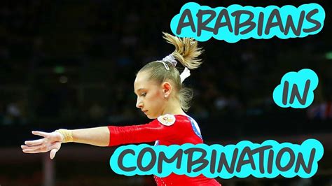 Gymnastics 6 Amazing Arabians In Combination On Beam Youtube