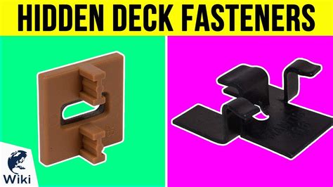 7 Best Hidden Deck Fasteners 2019 Youtube