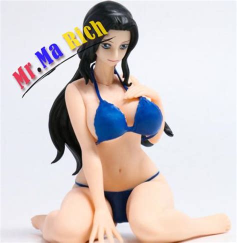Anime One Piece Nico Robin Blue Pvc Figure New X 11cm In Action And Toy