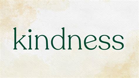 Youth Group Lessons On Kindness Ministry To Youth