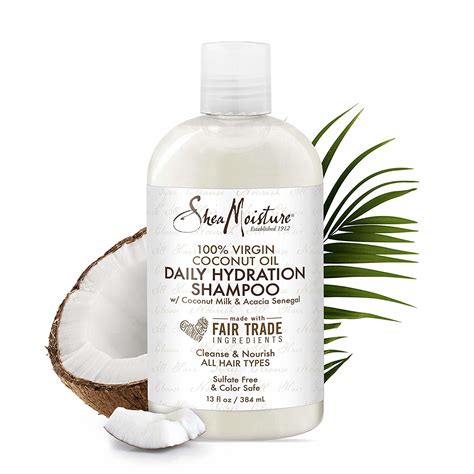 Shea Moisture 100 Virgin Coconut Oil Shampoo 384ml Produits De