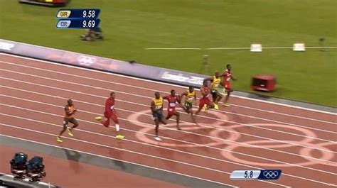 Usain Bolt Wins Gold In 100 Meter Dash Breaks Own Olympic Record