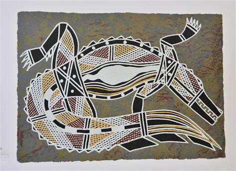Aboriginal Crocodile Art Japingka Aboriginal Art Gallery
