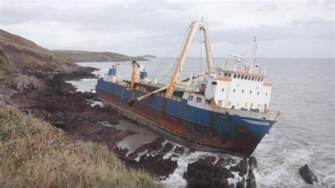 Ghost Ship Washes Up On Irish Coast After Drifting Across The Atlantic