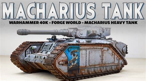 Forge World Macharius Heavy Tank Freehand Painting Showcase Warhammer