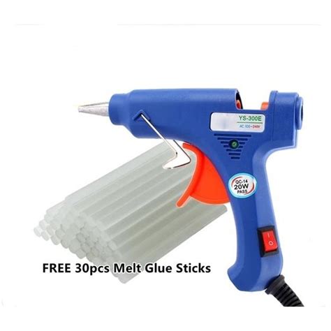 So, it's a must for them to know the user tips before applying it. Mini Hot Glue Gun with 30 pcs Melt Glue Sticks Kit ...