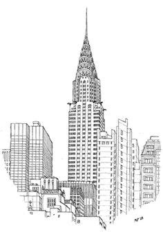 Google has many special features to help you find exactly what you're looking for. Images For > New York City Skyline Black And White Illustration | Skyline drawing, City sketch ...