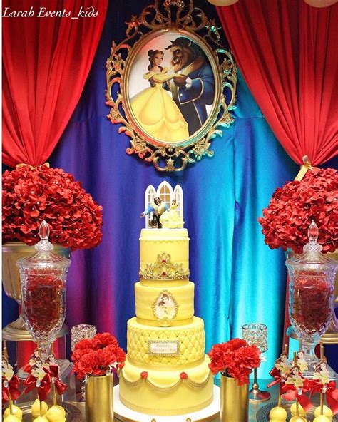 Beauty And The Beast Themed Birthday Party Setup We Did For Treasures