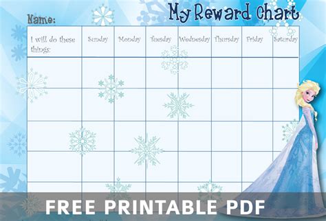 9 Best Frozen Printable Responsibility Charts