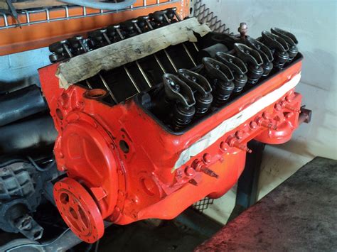283 Cid S Match V8 Long Block For 57 Chevy The Hamb
