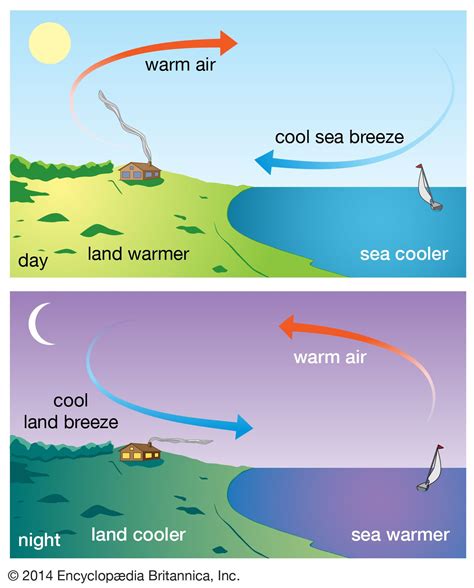 Land Breeze Definition Diagram And Facts Britannica