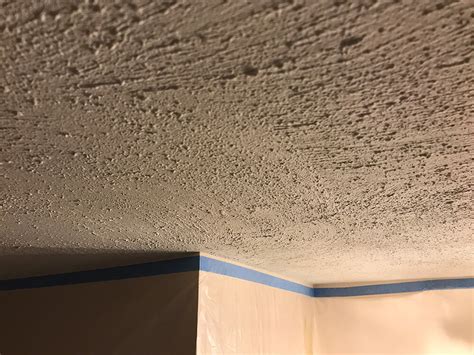 Its use in textured paint was banned in 1977 by the consumer product safety commission, so yours might not contain the substance if your home was constructed later than that. Popcorn Ceilings - the Pros and Cons | Home services blog